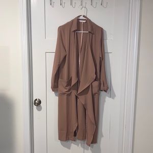 LUSH Gorgeous Camel Duster Size Small